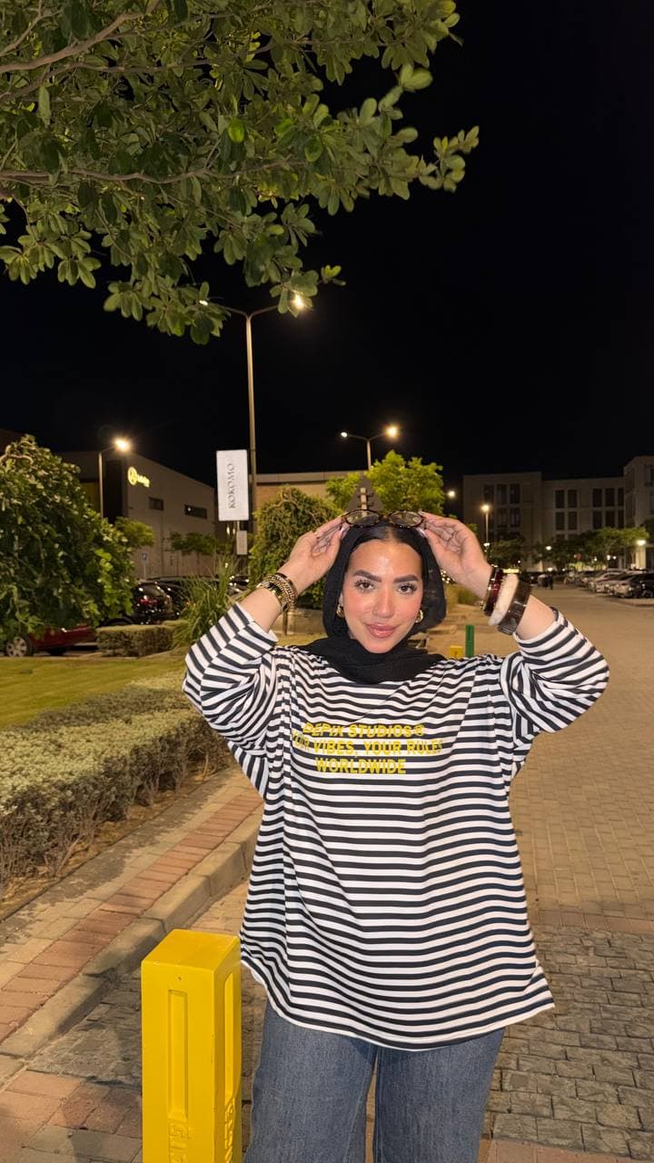 Vibe Striped Tee
